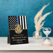 警察官卒業法執行アカデミー フォトプラーク (側面)