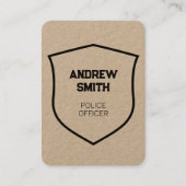 👮 ♂️警察官名刺 名刺 (正面)