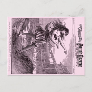 警察官報のポストカード サンドイッチ島の少女 ポストカード