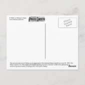 警察官報の郵便はがきアニーOakley ポストカード (裏面)