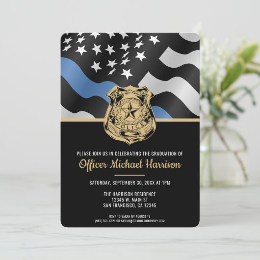 警察官学校卒業党法執行部 招待状 (スタンド正面)