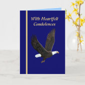 警察官弔慰カード カード (黄色い花)