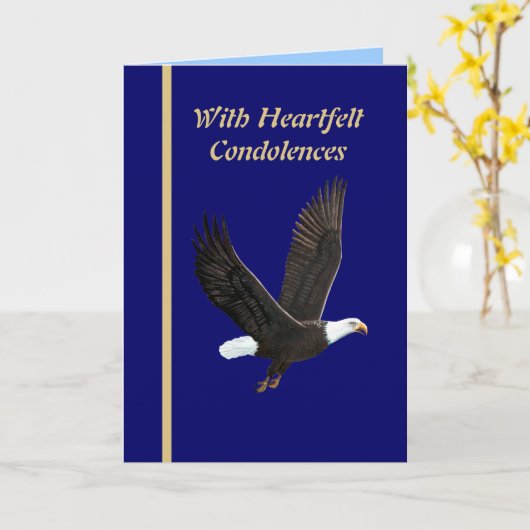 警察官弔慰カード カード (黄色い花)