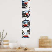 警察官成長チャート ポスター (キッチン)