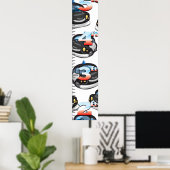 警察官成長チャート ポスター (ホームオフィス)