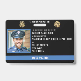 警察官法パーソナライズされた執行ID バッジ