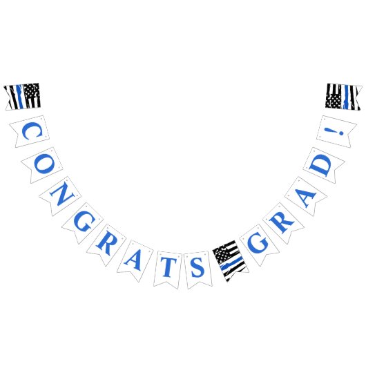 警察官法執行おめでとうグラード  バンティングフラッグ (全)