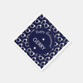 警察官法執行退職パーティー スタンダードカクテルナプキン (角)