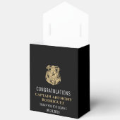 警察官法執行退職パーティー フェイバーボックス (見開き)