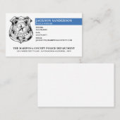 警察官法執行部ロゴ 名刺 (正面/裏面)