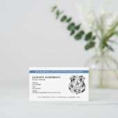 警察官法執行部ロゴ 名刺 (スタンド正面)