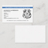 警察官法執行部ロゴ 名刺 (正面/裏面)