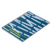 警察官犯罪現場がテープブルーを超えない ノートブック (左側)