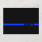 警察官礼状はがき ポストカード (正面)