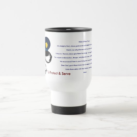 警察官祈りの言葉事務所デスティニー・デスティニー トラベルマグ (中央)