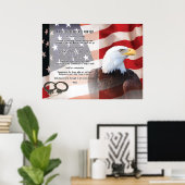 警察官祈りの言葉 ポスター (ホームオフィス)