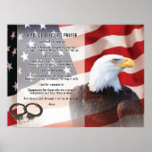 警察官祈りの言葉 ポスター (正面)