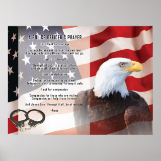 警察官祈りの言葉 ポスター