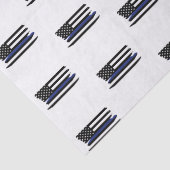 警察官薄青ライン法執行警官 薄葉紙 (詳細)