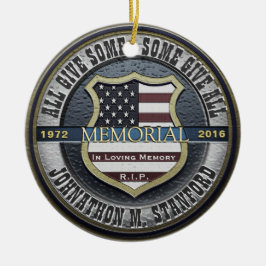 警察官記念碑 セラミックオーナメント