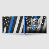 警察官記念碑 |細い青 ゲストブック (全面)