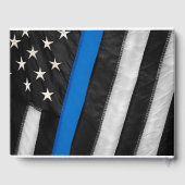 警察官記念碑 |細い青 ゲストブック (裏面)