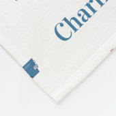 警察官誕生日パーティカスタムー フリースブランケット (角)