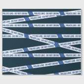 警察官誕生日退職事務所ジョーク ラッピングペーパー (フラット)