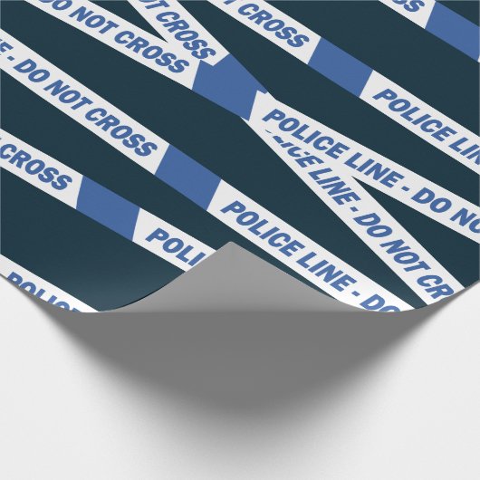 警察官誕生日退職事務所ジョーク ラッピングペーパー (角)