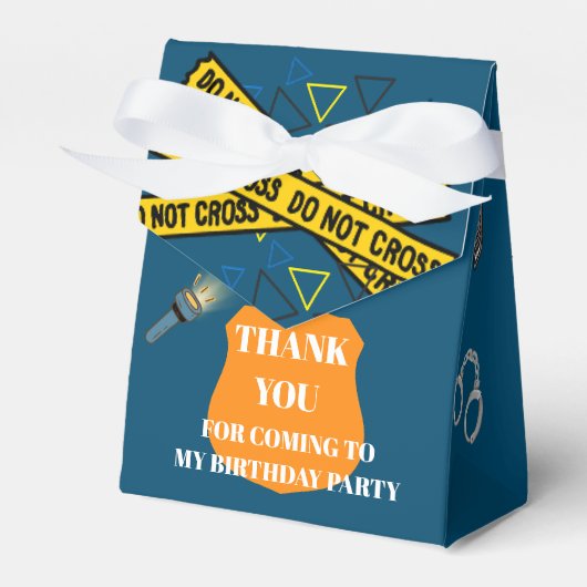 警察官警察誕生日 フェイバーボックス (正面サイド)