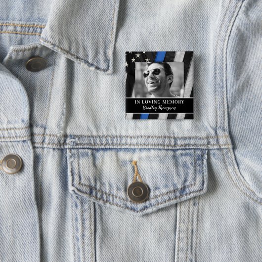 警察官追悼式 缶バッジ (インサイチュ)