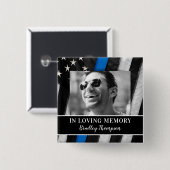 警察官追悼式 缶バッジ (正面&裏面)