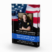 警察官追悼法執行米国旗 フォトブロック (右)