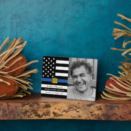 警察官追悼記念撮影 フォトプラーク