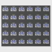 警察官退職したの年金受給者の逮捕 ラッピングペーパー (フラット)