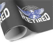 警察官退職したの年金受給者の逮捕 ラッピングペーパー (ロールコーナー)