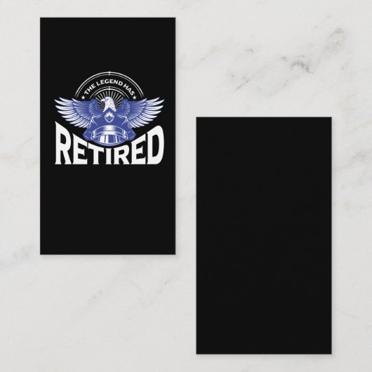 警察官退職した年金受給者逮捕 名刺 (正面/裏面)