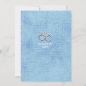 警察官退職のお誘い 招待状 (裏面)