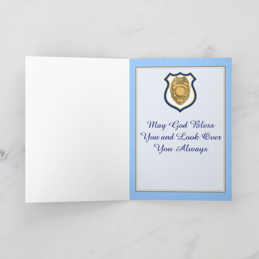 警察官退職カード カード (内部)