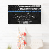 警察官退職パーティー法執行機関 横断幕 (インサイチュ)