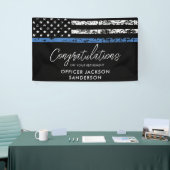 警察官退職パーティー法執行機関 横断幕 (トレードショー)