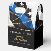 警察官退職パーティー薄い青い線 フェイバーボックス (オープン)