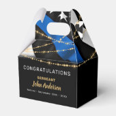 警察官退職パーティー薄い青い線 フェイバーボックス (正面サイド)