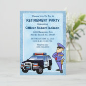 警察官退職招待状 招待状 (スタンド正面)