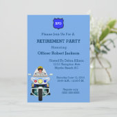 警察官退職招待状 招待状 (スタンド正面)