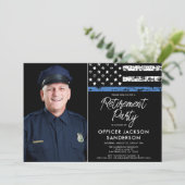 警察官退職法執行写真 招待状 (スタンド正面)