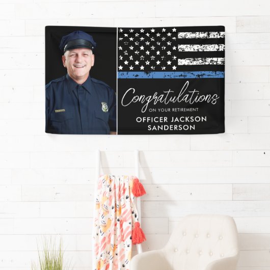 警察官退職法執行写真 横断幕 (インサイチュ)