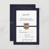 警察官退職 出欠カード (正面/裏面)