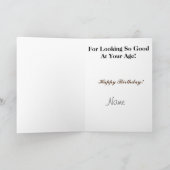 警察官逮捕誕生日票 カード (内部)