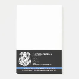 警察官部法執行ロゴ ポストイット